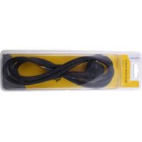 Chacon HO5VVF Kabel, 3 x 1,5 mm², 1,5 m, Schwarz