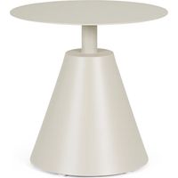 Bolzano Acri Gartentisch Ø50 beige Aluminium