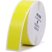 NIIMBOT A2K18638301 Rotolo di etichette 72 x 12.5 mm Giallo 65 pz. Etichetta per cavi