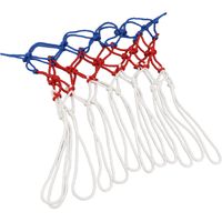 Filet de basket-ball professionnel de rechange en polyester résistant aux intempéries pour les entraînements et les matchs.
