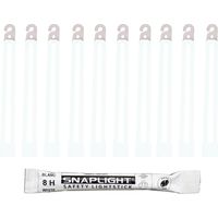 Cyalume Bastoncini Luminosi Bianco SnapLight Glow Sticks 15 cm - 6 Inch Light Stick ultra-luminoso con una durata da 8 Ore (Scatola da 10 pezzi)