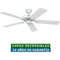 Ventilateur de plafond CasaFan 513203 CLASSIC ROYAL 132cm blanc ou osier