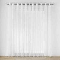 Douceur D'Intérieur – Voilage à œillets 400 x 240 cm en voile tissé polyester – Diffusion de lumière naturelle – Installation facile sur baies vitrées