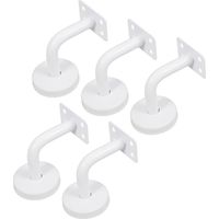 5Supports de rampe d'escalier, supports de rampe d'escalier en acier inoxydable blanc