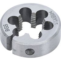 Bgs Technic – Filière M18 x 1.5 – Pas standard pour filetage propre – Acier GCr15 – Ø extérieur 38.1mm – Épaisseur 12mm