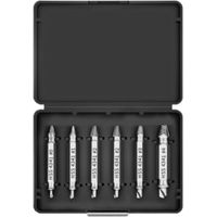6 Pièces kit Extracteur de Vis Cassée,Extracteur de Vis Dénudé, Extracteur de Petite Vis Pour Percer et Enlever des Vis Endommagées-DOU