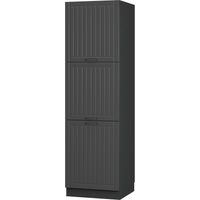 Meuble pour four Fame-Line, Gris foncé, 60cm, Vicco