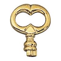 Fausse-clé laiton à ergot - Décor : Bronze - DUBOIS