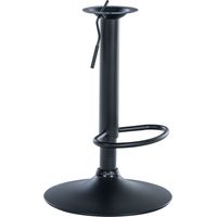CLP – Colonne de tabouret de bar réglable en hauteur 57-77 cm – Métal solide avec repose-pieds – Fixation 10 x 10 cm – Capacité 120 kg