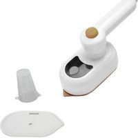 Mini machine à repasser Portable, Pliable Mini Fer à Vapeur, Fer à Repasser de Voyage Portable, Mini Fer à Repasser Pliable, Micro Fer à Vapeur avec Réservoir D'eau 50ml pour La Maison et Les Voyages