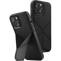 iPhone 13 uniq MagSafe Hülle mit Ständer, Schwarz
