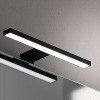 APPLIQUE DA BAGNO LED SPL023D 5W 4000K NERO 30CM