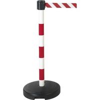 Poste de correa extensible Seulpvc sobre base PE a Leste 9 kg