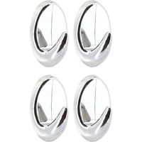 Set aus 4 haken abs 3m - chrom - Tendance