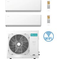 Climatiseur Hisense Uni HB Wifi R32 Double Split Inverter 9000 + 18000 BTU avec U.E. 3AMW72U4RJC Classe A++/A+