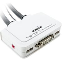BeMatik - Compact commutateur KVM USB DVI AUDIO 1KVM à 2CPU