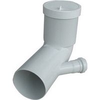 CURVA BIANCA WC PROLUNGATA ATTACCO BICCHIERE SX VALSIR Diam. 110 / 50 VALSI