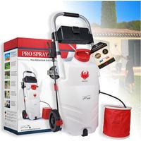 Phoenix – Pulvérisateur électrique 35L avec 2 batteries 18V – Pression 7 bars – Autonomie 6h – Jet stable jusqu'à 13 m – Rinçage automatique