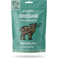 FRANKLIN - Friandises de dressage - Agneau et Romarin - Sans céréales - Digestion et Immunité - Voir photos