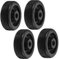 4 pièces Lot de roulettes pour Équipements Fitness Roues de Poulie Robustes pour Tapis de Course et Appartement Accessoires Gym Polyvalents pour et Rangement Facile