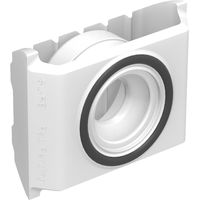 Clip femelle montage frontal sl-fbfr stratlock - Charge : 18 kg - Décor : Blanc - Fixation : - - Matériau : Acétal / copolymère - FASTMOUNT