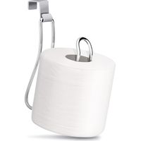 Toilet Paper Holder, Over The Tank Toilet Paper Holder, Toilet Paper Roll Holder, Bathroom Toilet Paper Storage(Chrome)