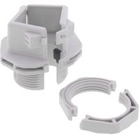 Wiska 10108667 Presse-étoupe avec écrou de bloquage M50 Polyamide gris clair (RAL 7035) 1 pc(s)