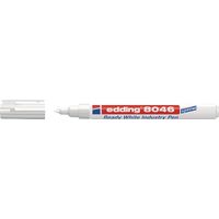 Edding 4-8046049 Industriemarker Weiß wasserfest: Ja