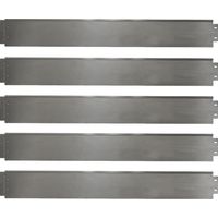 Rasenkante , Silber, 100 x 14 cm 50 Meter, OK-Living