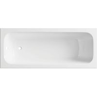 Vasca da bagno in acrilico da incasso telaio 169,5x70 cm bianca - Arixo
