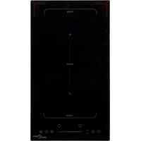 Vidaxl – Plaque induction 2 foyers 3500W – Contrôle tactile – Verre résistant à la chaleur – Dimensions 288 x 520 x 56 mm