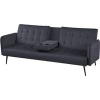 DIVANO PRONTOLETTO MODERN 3 POSTI GRIGIO SCURO