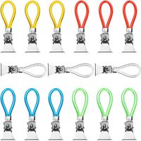 15Pcs Accroche Torchon, Porte Torchon Cuisine, Pince Torchon Crochet Torchons, Pince à Serviette en Métal, Attache Serviette Attache Torchon Cuisine, Porte Torchon Coulissant(5 couleurs)