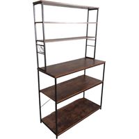 Etagere de cuisine avec plan de travail et espace de rangement