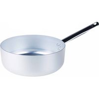 Pentole Agnelli casseruola bassa 1 manico alluminio professionale 32 cm