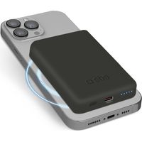 SBS TEBB5000MAG1CK batería externa Polímero de litio 5000 mAh Cargador inalámbrico Negro