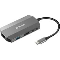 Base de viaje Sandberg USB-C 6 en 1