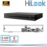 NVR 8CH 8MP 80MBPS H.265+