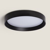 LED-Deckenleuchte 30W Rund Metall Ø550mm CCT Wählbar Big Broadway Schwarz