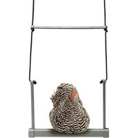 Columpio para Gallinas - Percha Columpio para Gallinas - Accesorio y Juguete para Aves de Corral