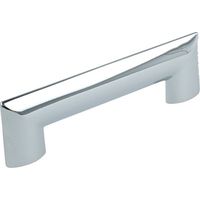 Möbelgriff Kommodengriff Chrom glänzend Lochabstand 64mm Designgriff aus Metall