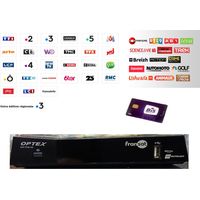 Décodeur satellite numérique Ors 9948-HD – Kit abonnement BIS TV Panorama – Réception de chaînes HD – Connexion HDMI et USB – Fransat