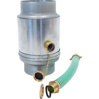 Collecteur d'eau de pluie 80mm en zinc-titane – Montage facile sans soudure – Récupération jusqu'à 85% – Évacuation automatique des surplus – Zambelli