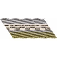 Dewalt – Clou à tête fraisée cranté 2,8 x 75 mm – Acier galvanisé pour cloueur 33° – Boîte de 2200 – DNPT28R75Z
