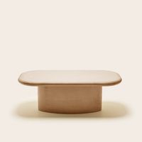 Table basse en Enduit minéral à l'effet béton CALIX