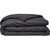 Housse de couette TODAY Essential - 240 x 260 cm - 2 personnes - 100% Coton uni - Fusain