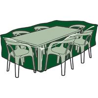 Schutzhülle für Tisch und Stühle, 325 x 205 x 90 cm, 100 g/m²