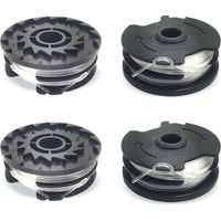 pair Lot de 4 bobines de rechange LIDL Parkside, fil nylon de rechange pour débroussailleuse LIDL Parkside, débroussailleuse PRTA 20-Li A1, B2, C3, PRT 550 A1, A3, PRT 300 A1-2 x 10 m 1,65 mm