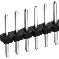 Fischer Barras macho y hembra color negro metal