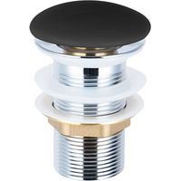 Swiss Aqua Technologies Infinitio 5/4 drain without overflow for washbasins and basins, matt black (PZATKABKM)